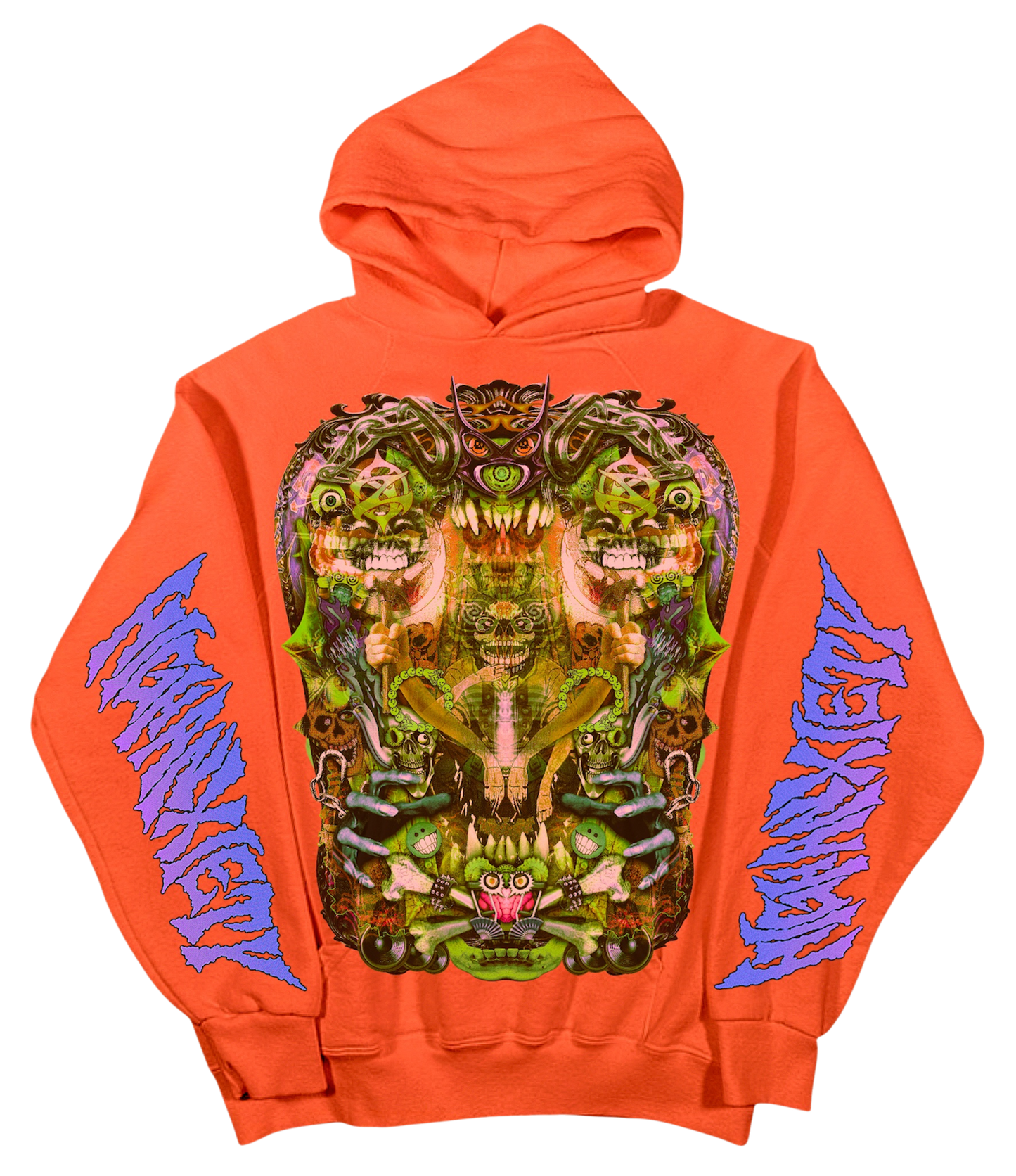 Orange High Anxiety Hoodie